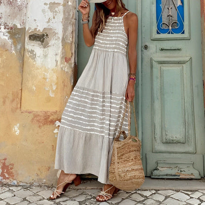 KL | Lavigne - Vestido maxi beige