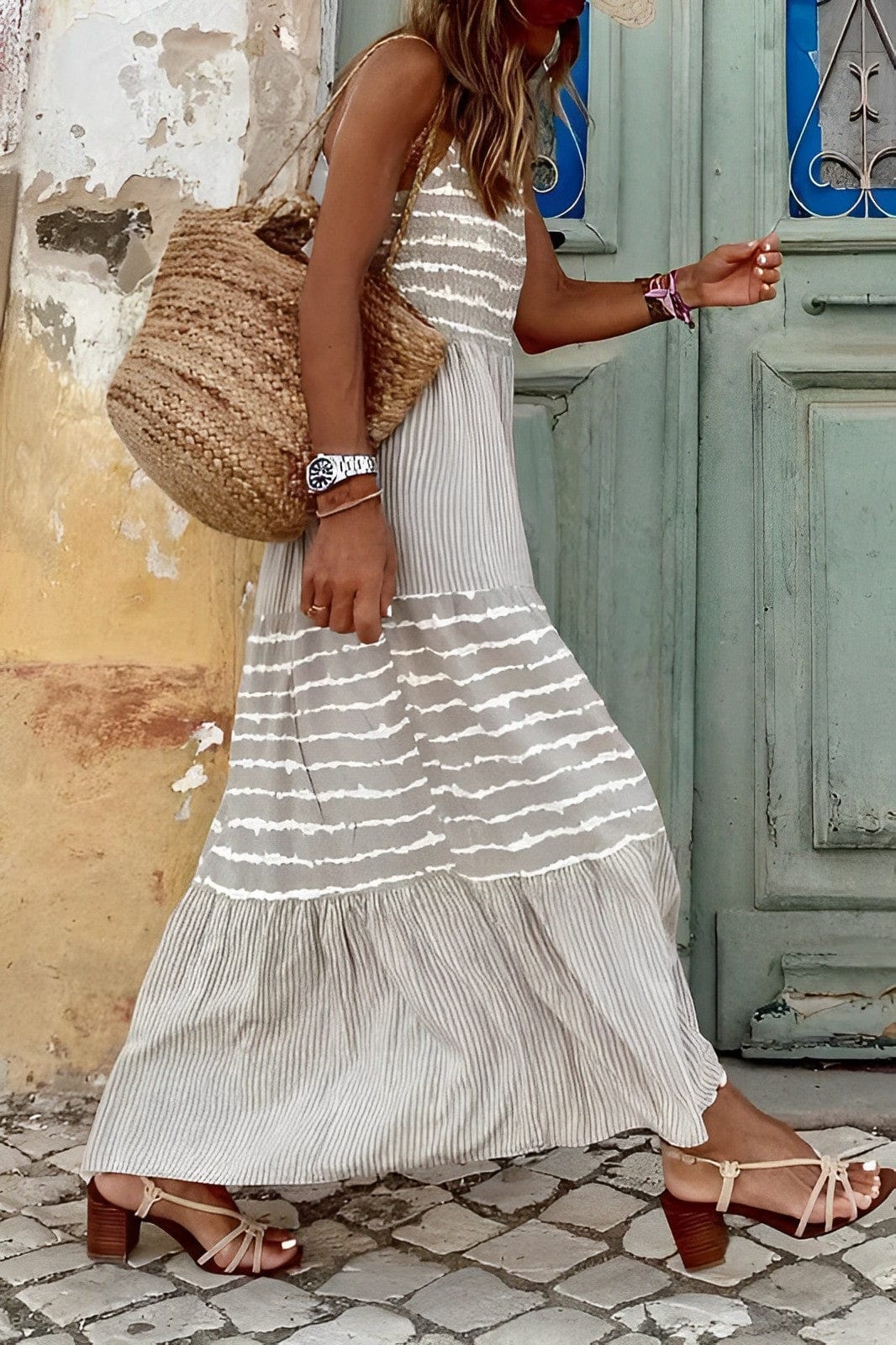 KL | Lavigne - Vestido maxi beige