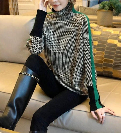 CM | Jersey con estampado geométrico