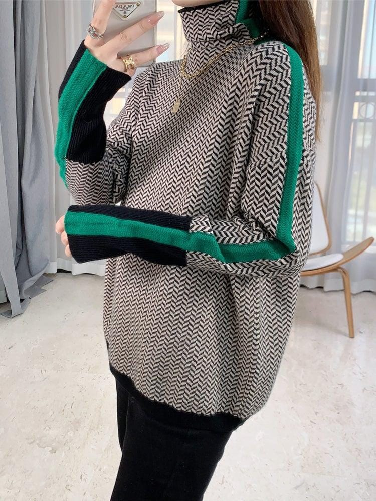 CM | Jersey con estampado geométrico