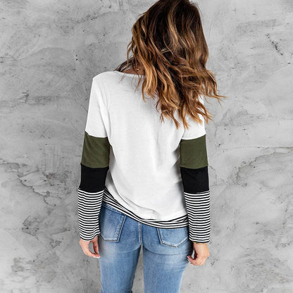 CM | Elegante jersey verde a rayas