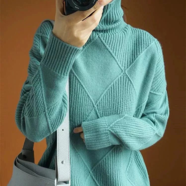 CM | Elegante jersey de cuello alto