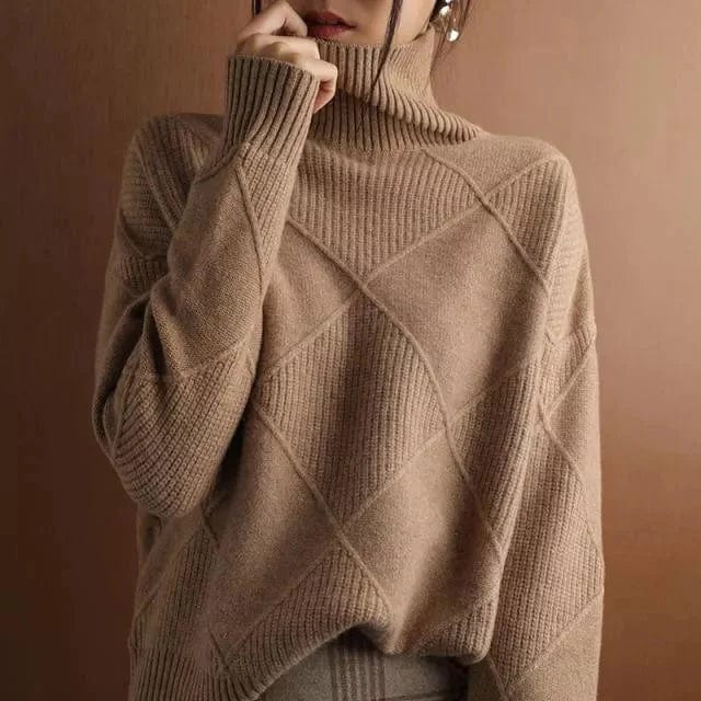 CM | Elegante jersey de cuello alto