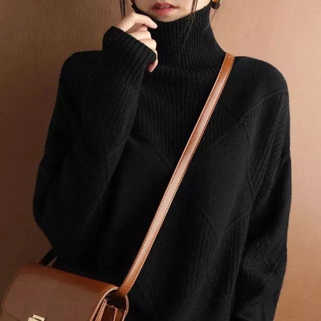 CM | Elegante jersey de cuello alto