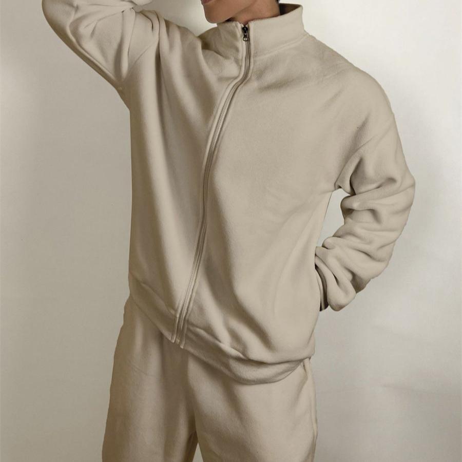 CM | Jersey de cuello alto con cremallera