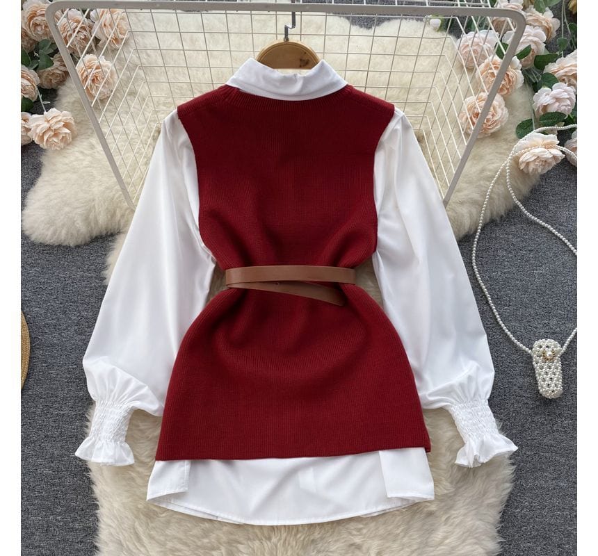 CM | Conjunto de jersey sin mangas