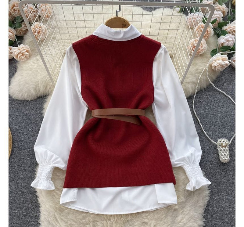 CM | Conjunto de jersey sin mangas