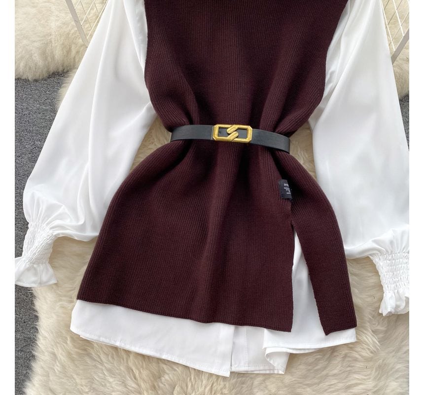 CM | Conjunto de jersey sin mangas