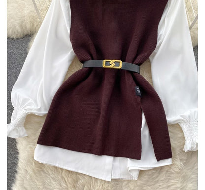 CM | Conjunto de jersey sin mangas