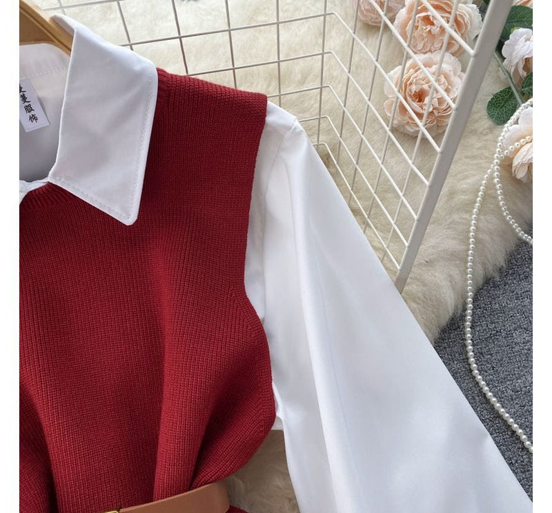 CM | Conjunto de jersey sin mangas