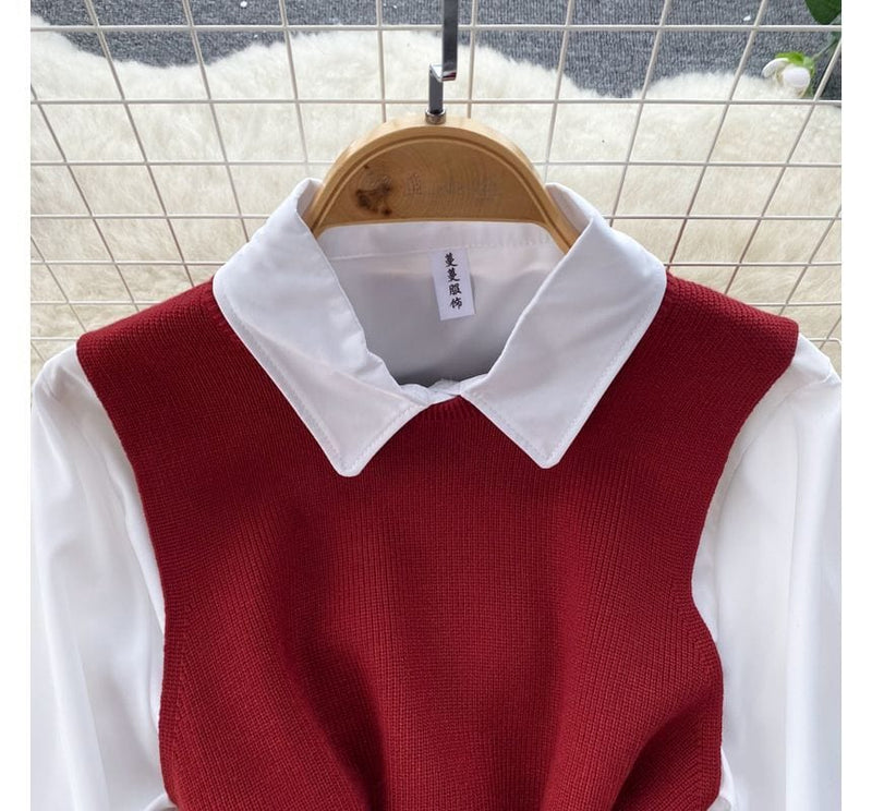 CM | Conjunto de jersey sin mangas