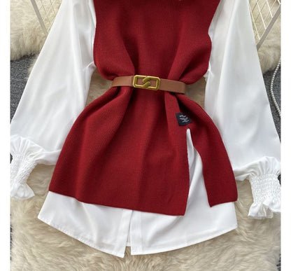 CM | Conjunto de jersey sin mangas