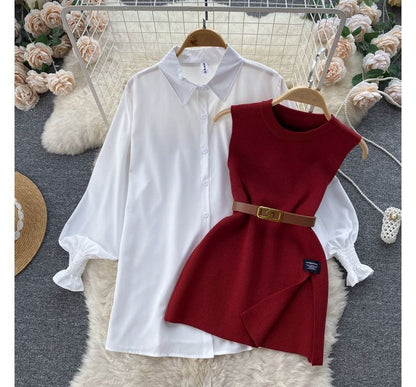 CM | Conjunto de jersey sin mangas