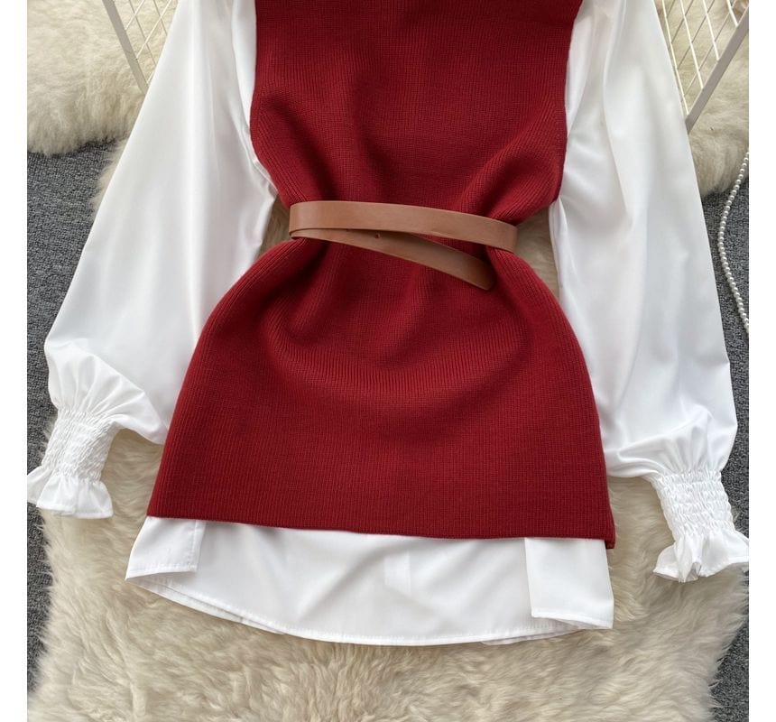 CM | Conjunto de jersey sin mangas