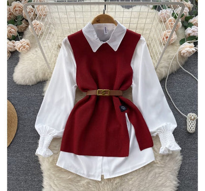 CM | Conjunto de jersey sin mangas