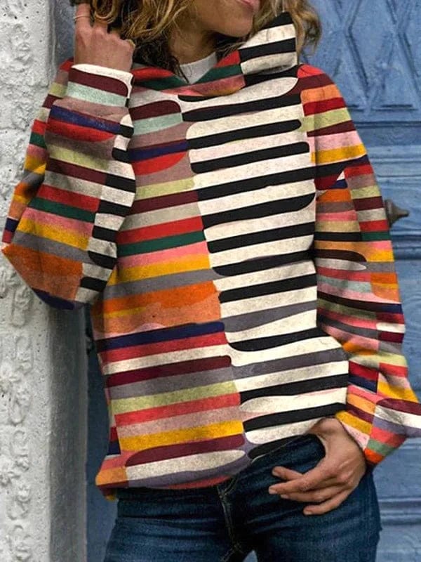 CM | Sudadera con capucha multicolor