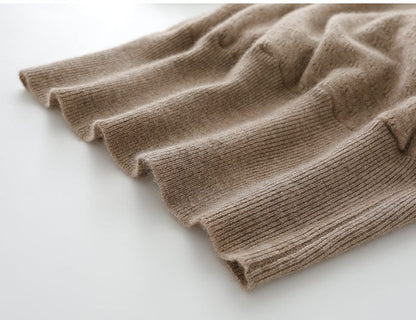 CM | Jersey de cachemira con cuello en V Cross