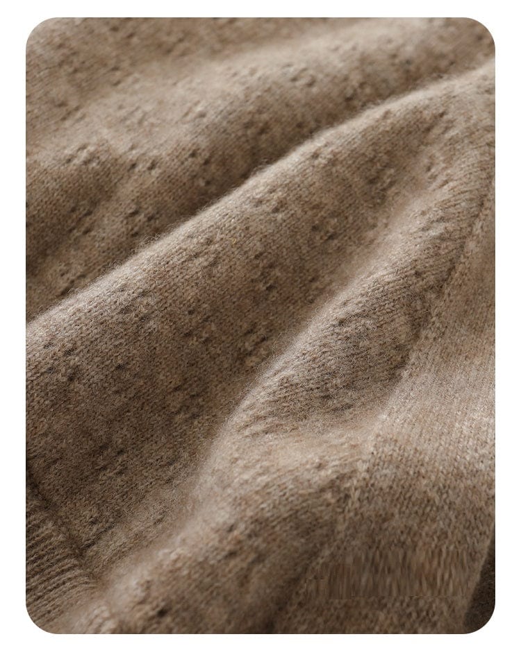 CM | Jersey de cachemira con cuello en V Cross