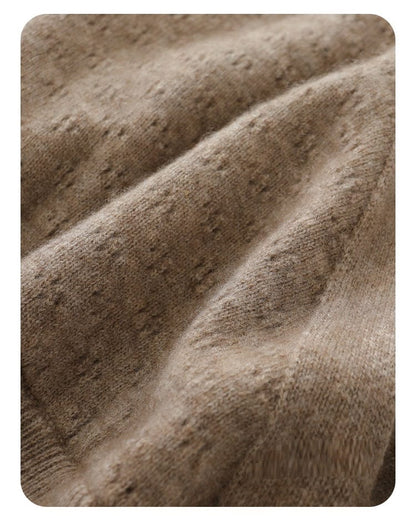 CM | Jersey de cachemira con cuello en V Cross