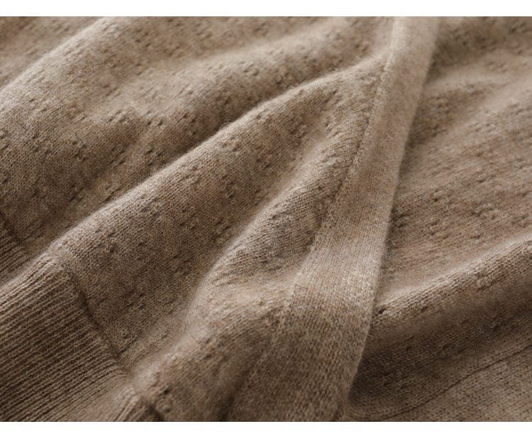 CM | Jersey de cachemira con cuello en V Cross