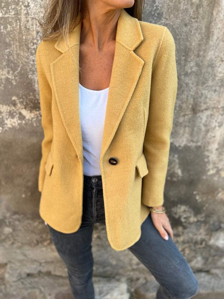 CM | Blazer clásico de botones para mujer