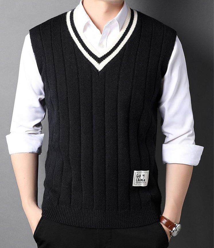 CM | Jersey de punto a rayas para hombre