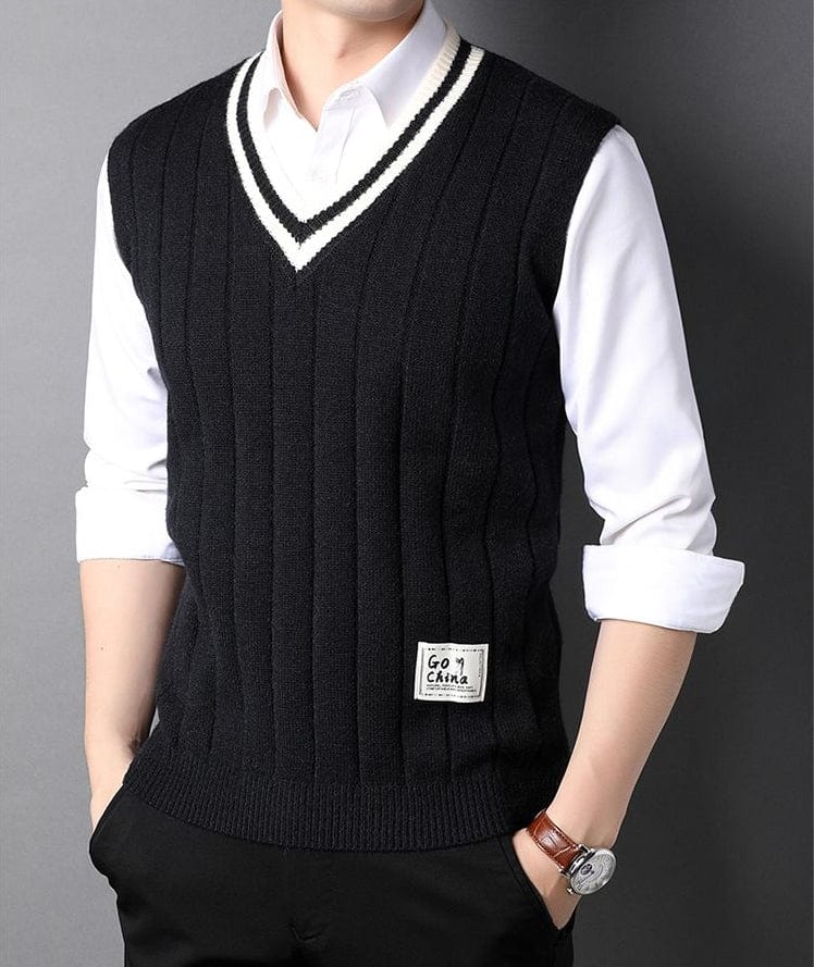 CM | Jersey de punto a rayas para hombre