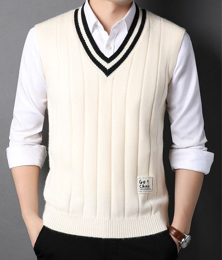 CM | Jersey de punto a rayas para hombre