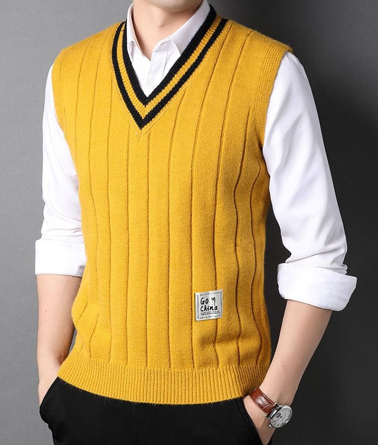 CM | Jersey de punto a rayas para hombre