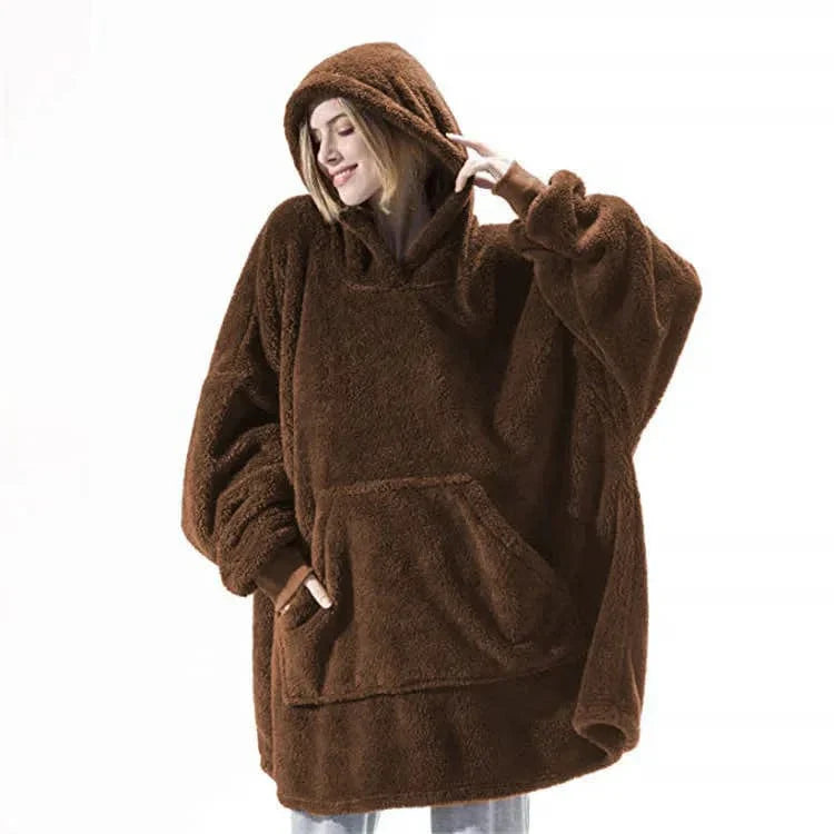 CM | Jersey polar oversize con capucha