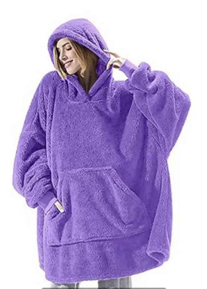 CM | Jersey polar oversize con capucha