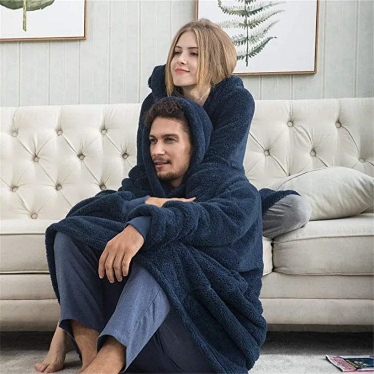 CM | Jersey polar oversize con capucha