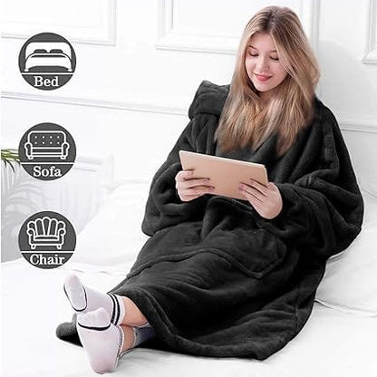 CM | Jersey polar oversize con capucha