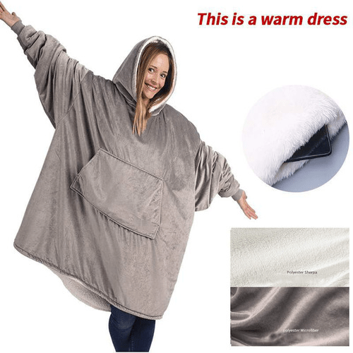 CM | Jersey polar oversize con capucha
