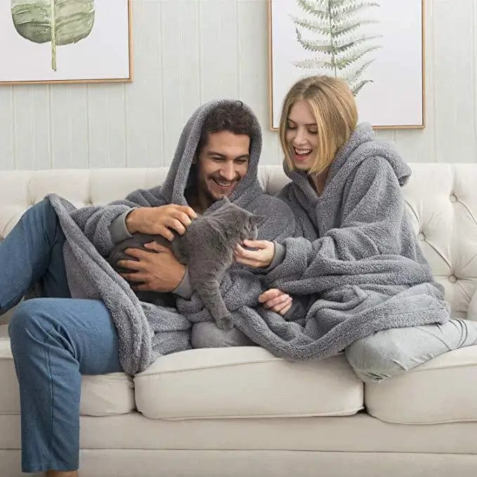 CM | Jersey polar oversize con capucha