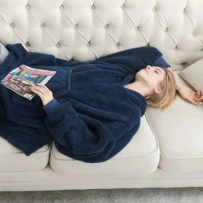 CM | Jersey polar oversize con capucha