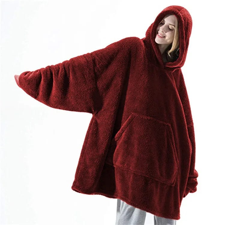 CM | Jersey polar oversize con capucha