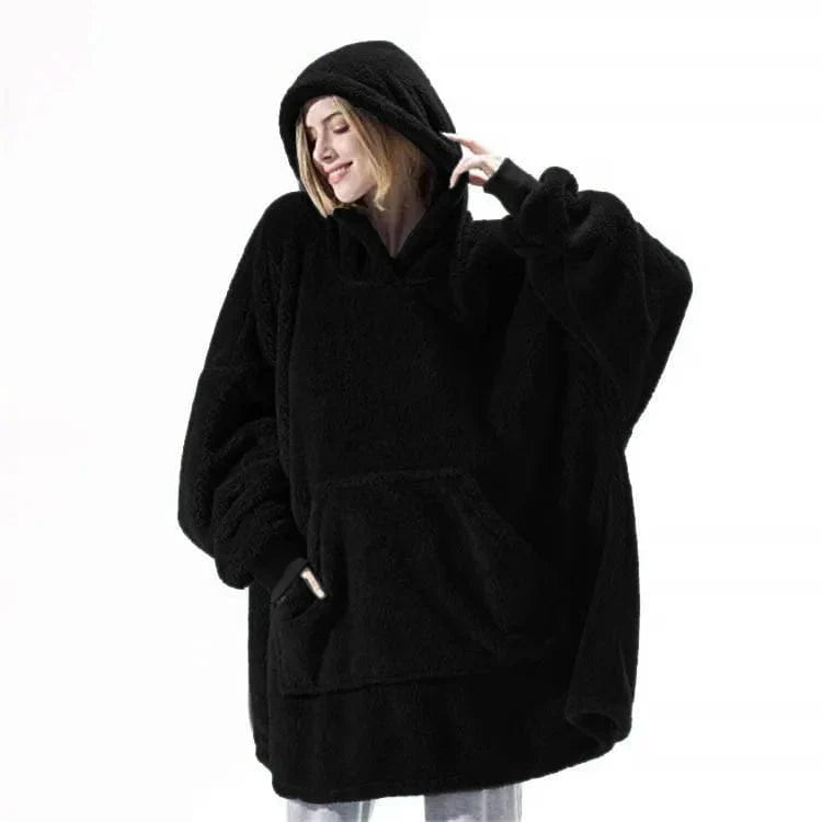 CM | Jersey polar oversize con capucha