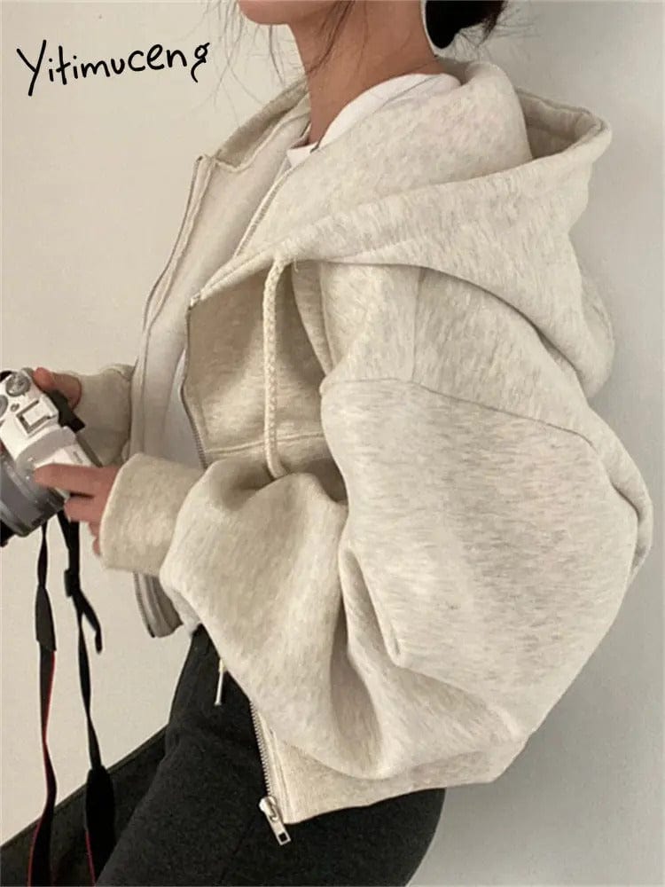 CM | Jersey informal con mangas largas y cordón de ajuste