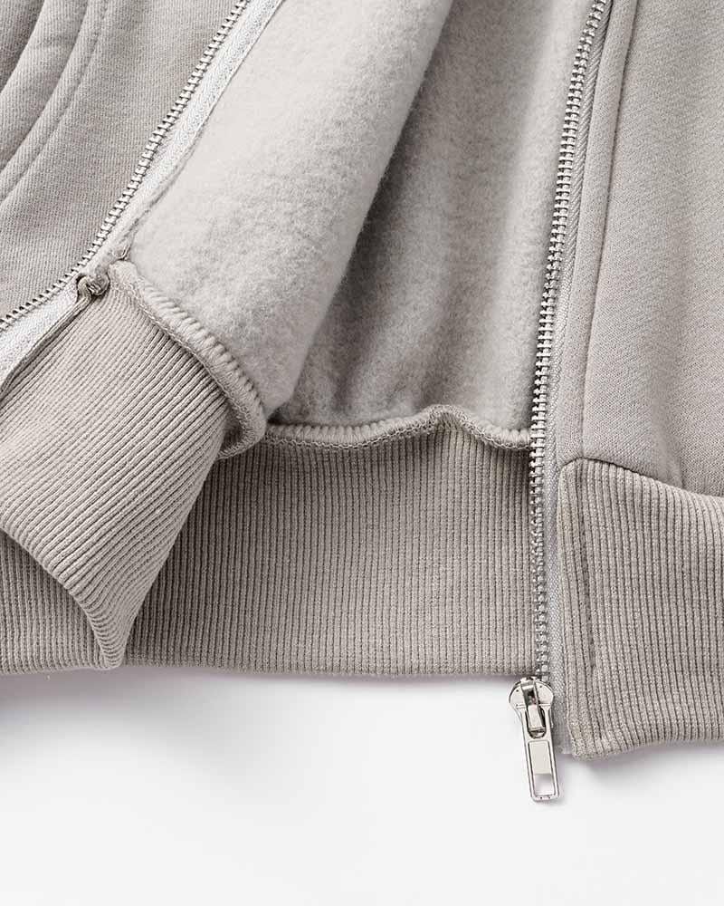 CM | Jersey informal con mangas largas y cordón de ajuste