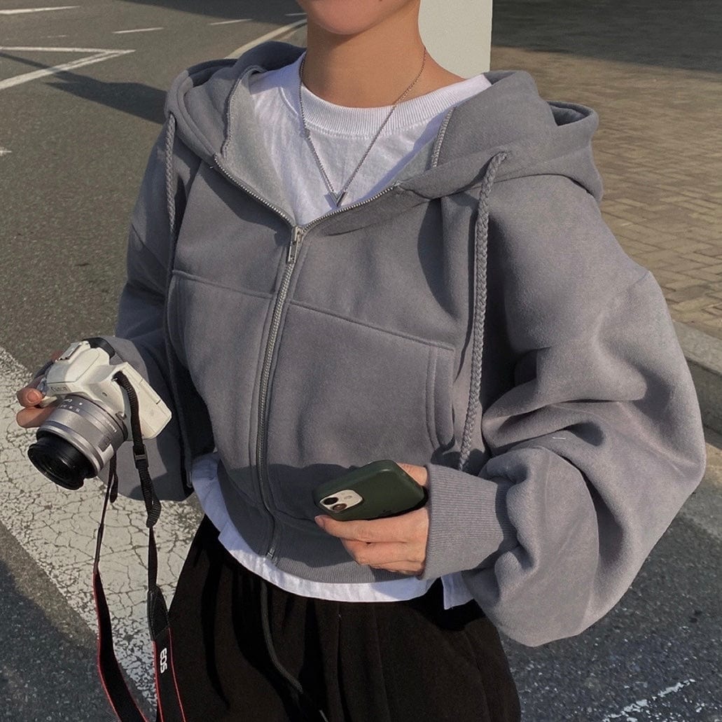 CM | Jersey informal con mangas largas y cordón de ajuste