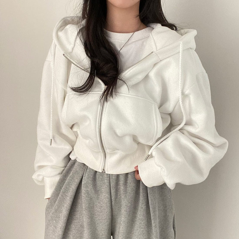 CM | Jersey informal con mangas largas y cordón de ajuste