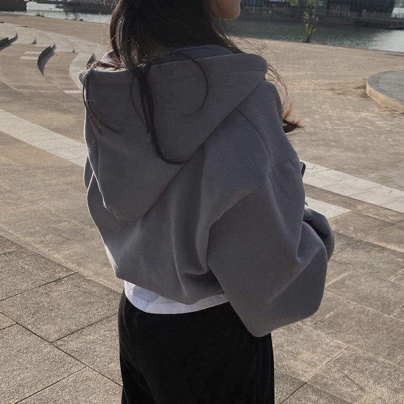 CM | Jersey informal con mangas largas y cordón de ajuste