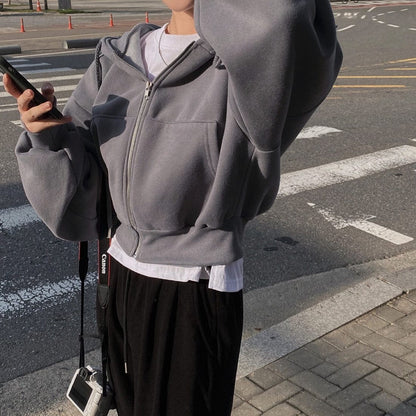 CM | Jersey informal con mangas largas y cordón de ajuste