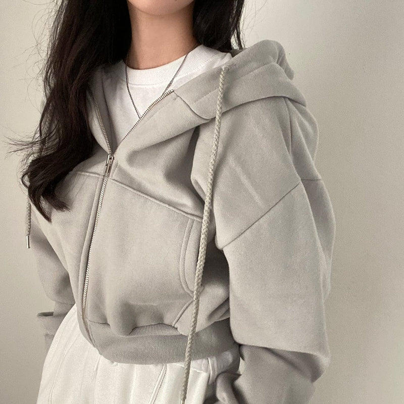 CM | Jersey informal con mangas largas y cordón de ajuste