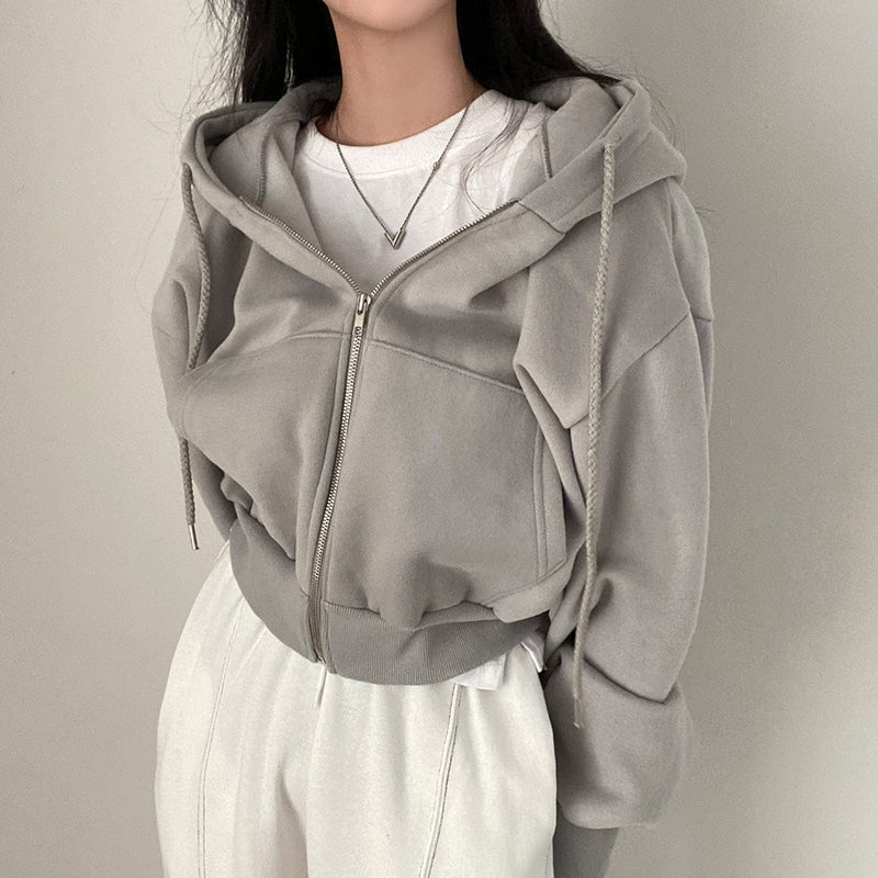 CM | Jersey informal con mangas largas y cordón de ajuste