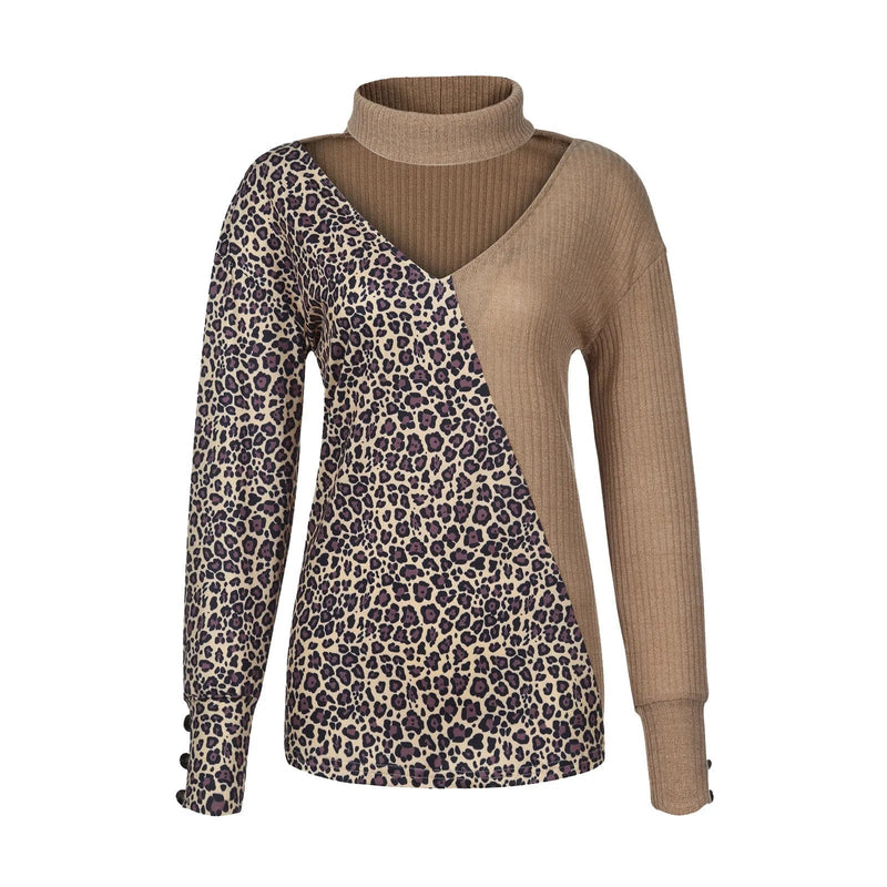 CM | Jersey de punto con estampado de leopardo 2024