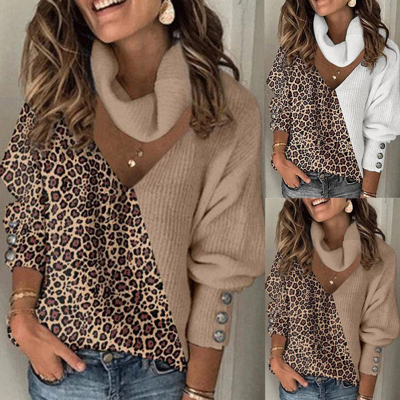CM | Jersey de punto con estampado de leopardo 2024