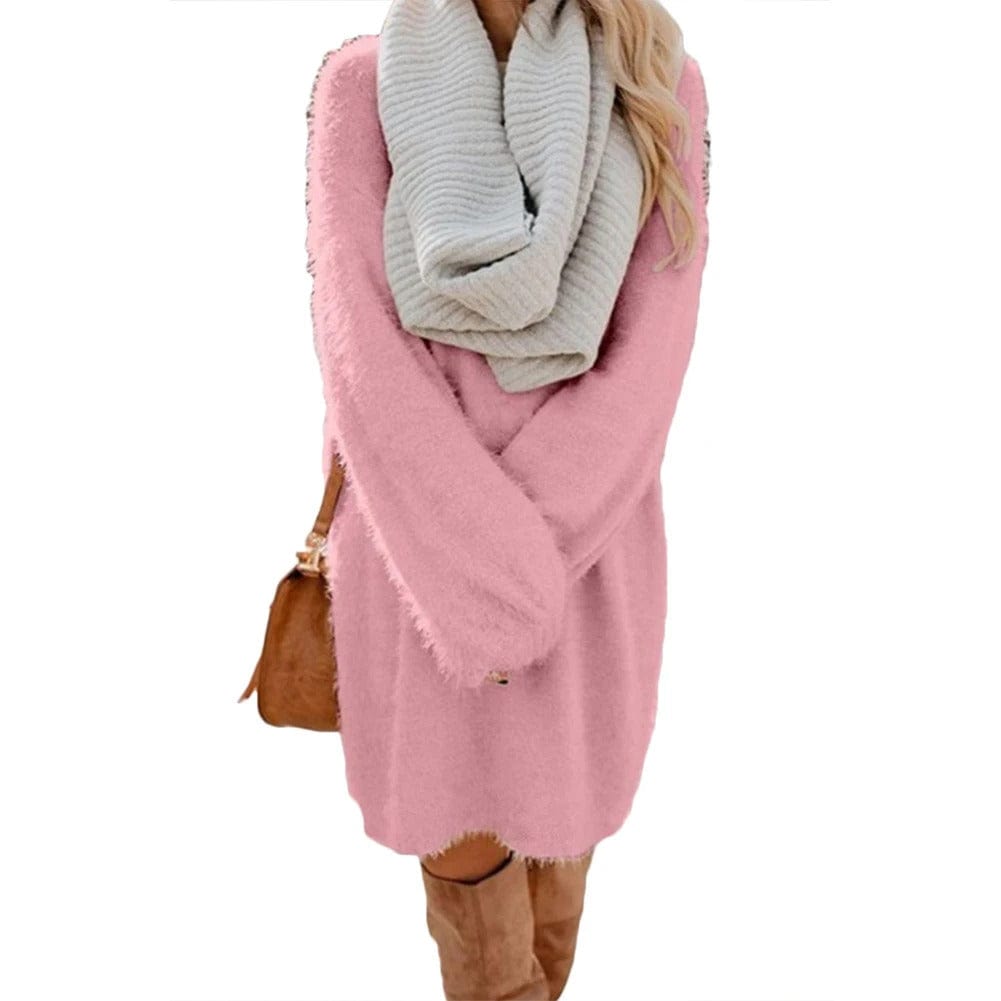 CM | Minivestido de punto estilo jersey