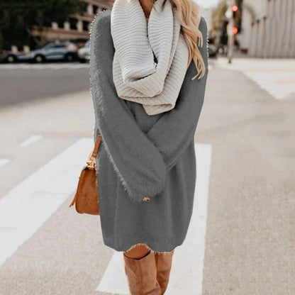 CM | Minivestido de punto estilo jersey